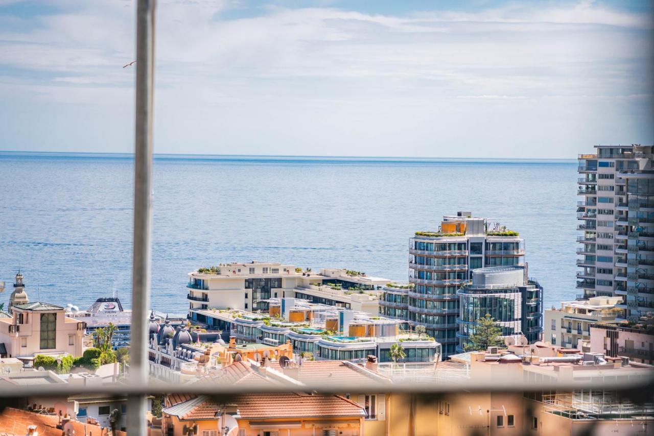 Appartement Frontiere De Monaco - Balconnet Vue Mer - Ba à Beausoleil Extérieur photo