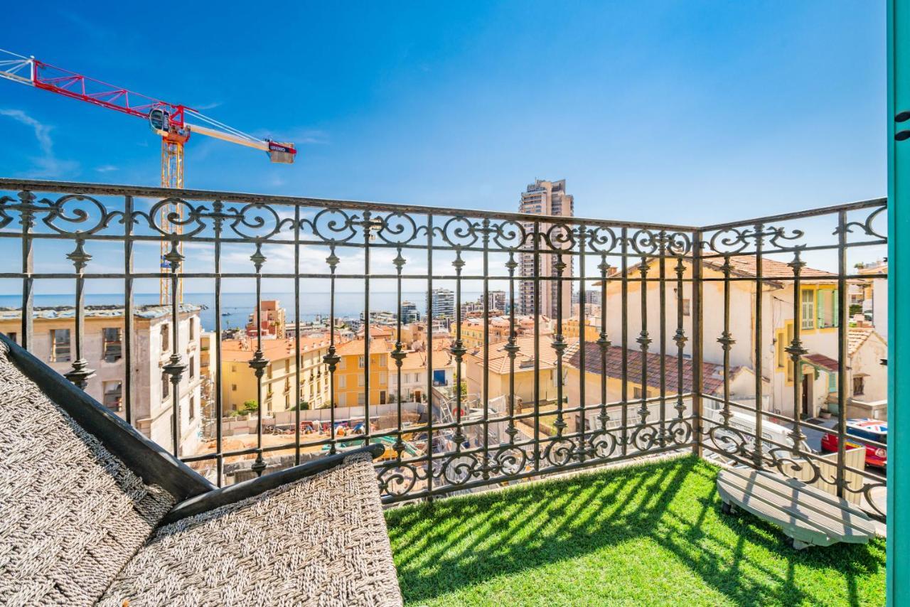 Appartement Frontiere De Monaco - Balconnet Vue Mer - Ba à Beausoleil Extérieur photo