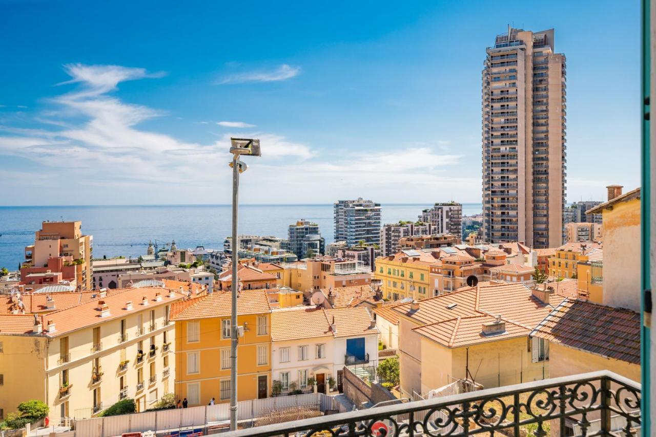 Appartement Frontiere De Monaco - Balconnet Vue Mer - Ba à Beausoleil Extérieur photo