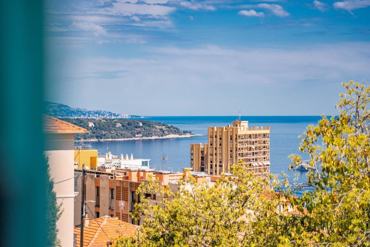 Appartement Frontiere De Monaco - Balconnet Vue Mer - Ba à Beausoleil Extérieur photo